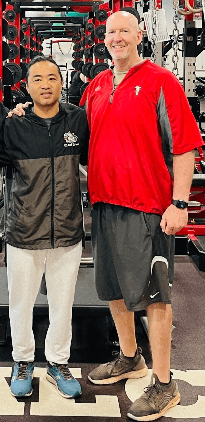 Marty Martens with Allen Trieu