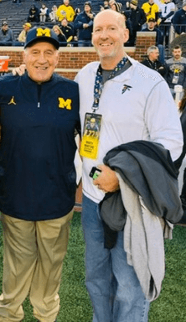 Marty Martens with Greg Mattison